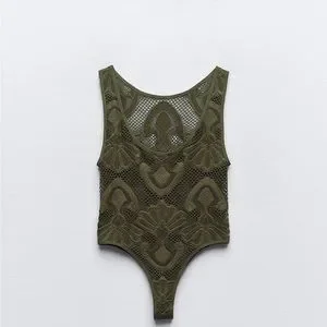 トップス tamTODAYFUL Jacquard Bodysuit Zara | Tops | Zara Seamless Jacquard Bodysuit | Poshmark
